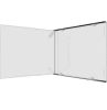 MediaRange CD-Leerhülle ohne Tray 14.4mm maschinenfähig tra