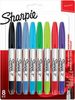 Sharpie Permanentmarker Twin Tip verschied.Farben 8er Blister