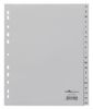 DURABLE A-Z Register A4 20tlg. überbreit grau