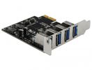 DELOCK USB3.0 PCI Express mit 4x ext. Typ A Buchsen