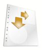 DURABLE 4erCD/DVD-Hülle A4 mit Schutzvlies 5er Btl. transp