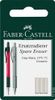 FABER-CASTELL Ersatzradierer DBS Grip Matic BK 3x
