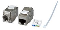 EFB Keystone Cat6A/RJ45/10GE Slim, Metall, Werkzeugfrei