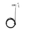 Dicota Univ.Sec.Cable Lock, 3 Exchangeable heads,combination