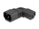 DELOCK Netzadapter IEC 60320 - C14 auf C13, Stecker / Buchse