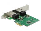 DELOCK PCI Express Karte > 2 x Gigabit LAN