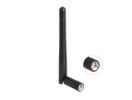DELOCK WL-Antenne RP-SMA 2dBi Kippgelenk schwarz