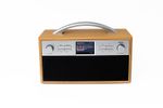 Xoro DAB 250 Internet Radio IR DAB+ BT WLAN Spotify Holzopt.