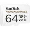 SD MicroSD Card  64GB SanDisk High Endurance SDXC