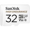 SD MicroSD Card  32GB SanDisk High Endurance SDHC