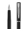 WATERMAN Füllfederhalter Allure Schwarz  F Blau Geschenkbox