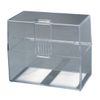 Herlitz Karteikasten A7 leer transparent   für 300 Karten