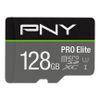 E SD MicroSD XC Card 128GB PNY Pro Elite R100MB/s W90MB/s re