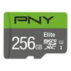 SD MicroSD XC Card 256GB PNY Elite Cl.10 U1 retail