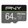 SD MicroSD XC Card  64GB PNY Pro Elite R100MB/s W60MB/s reta