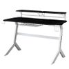 LC-Power Gaming-Tisch GD1W (schwarze Platten/weißer Rahmen)
