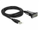 DELOCK Adapter USB 2.0 Typ-A zu 1 x Seriell RS-232 DB9 3 m