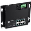 TRENDnet 10-Port Industrial Gigabit PoE+ WallMount Front Acc