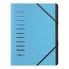 PAGNA Ordnungsmappe 7 Fächer 1-7 hellblau