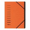 PAGNA Ordnungsmappe 12 Fächer 1-12 orange