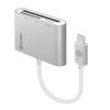 Alogic Card Reader USB-C SD, Micro SD, Compact Flash  Silber