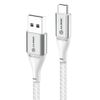 Alogic USB 2.0 Datenkabel Typ C -A M/M 3A 480 Mbps 0,3m, sil