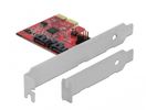 DELOCK 2 Port SATA PCI Express x2 Karte mit RAID 1 Spiegelu.