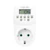 Logilink Zeitschaltuhr, Digitaler Timer, Weiss