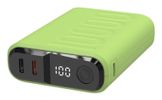 Powerbank RealPower PB-10000C PD+,3xType-C,hellgrün