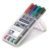 STAEDTLER Perm.Marker Lumocolor duo 4St Box