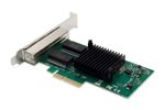 DIGITUS Netzwerkkarte PCI-e 4Port RJ45 Gigabit Intel I350