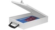 WEDO Dokumenten-Kassette A4, 35,5 x 26 x 6,7 cm  lichtgrau