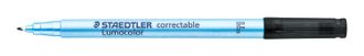 STAEDTLER Folienstift Lumocolor correct F schwarz 10 Stück