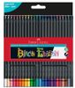 FABER-CASTELL Buntstifte Black Edition 24er Kartonetui