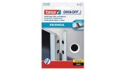 tesa ON&OFF Universal Klettpunkte schwarz 8 St. 16mm rund