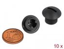 DELOCK Verschlussstopfen M10 x 1,5 schwarz 10 Stück