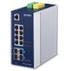PLANET Industrial L3 8-Port 1000T + 4-Port 10G SFP+