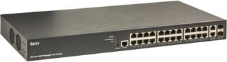 barox Switch 26-Port 26X10/100/1000TX, RJ45 2x100/1000FX7