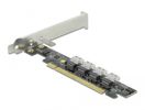 DELOCK PCI Expr x16 Karte > 4x intern SFF-8654 4i NVMe