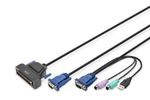 DIGITUS modularer KVM-Switch  1-Port
