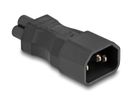 DELOCK Netzadapter IEC 60320 - C14 auf C5, Stecker / Buchse