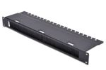 DIGITUS Kabelführungspanel 1HE schw.f. 24 Stk m. Bürstenleis