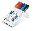 STAEDTLER Marker Lumocolor whiteb pen 6St Box