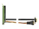 DELOCK Riser Karte PCI Expr.x4 zu x4 mit flexiblem Kab. 30cm