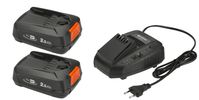 Gardena Starter-Kit P4A 2 x PBA 18V/45 2,5 Ah + AL 1830 CV