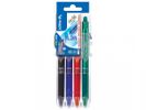 PILOT FRIXION Tintenroller 0,40mm 4er Set radierbar Kappe