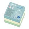 Herlitz Haftnotizblock 75x75mm 6x100Bl GREENline farb. sort.