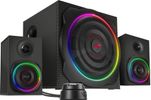 Speedlink Lautsprecher GRAVITY CARBON RGB, 2.1 System, sw retail