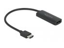 DeLOCK 63206 video kabel adapter 0,24 m HDMI Type A (Standaard) DisplayPort + Micro-USB Zwart