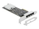 DELOCK PCI Express x4 auf 4x RJ45 2,5 Gigabit LAN RTL8125